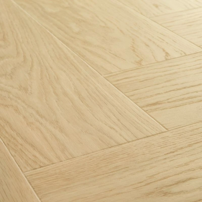 Eiche rötlich-rein - Quick Step Ciro Klick Vinyl Fischgrät