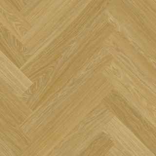Clear Oak Medium Natural - Quick Step Pristine Glue-down Vinyl Herringbone