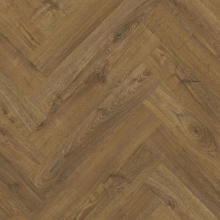 Herbsteiche braun - Quick Step Pristine Klebevinyl Fischgrät