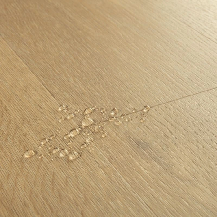 Satin Oak Medium Natural - Quick Step Liv Glue-down Vinyl