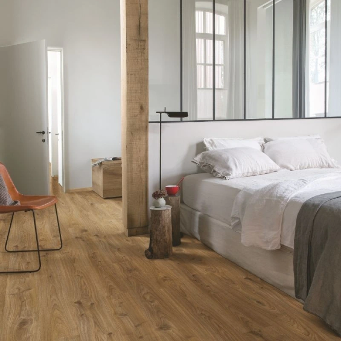 Landhaus-Charme Medium braun - Quick Step Liv Klebevinyl