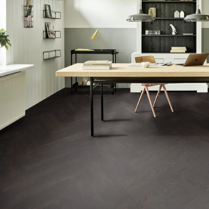 Country Oak 54991 - Moduleo Roots 55 Herringbone Glue-down Vinyl