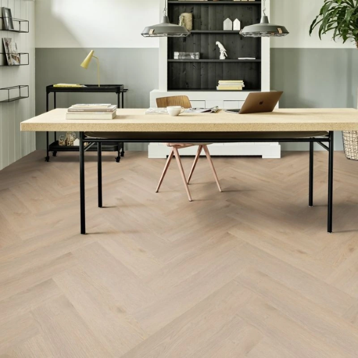 Galtymore Oak 86237 - Moduleo Roots 55 Herringbone Glue-down Vinyl