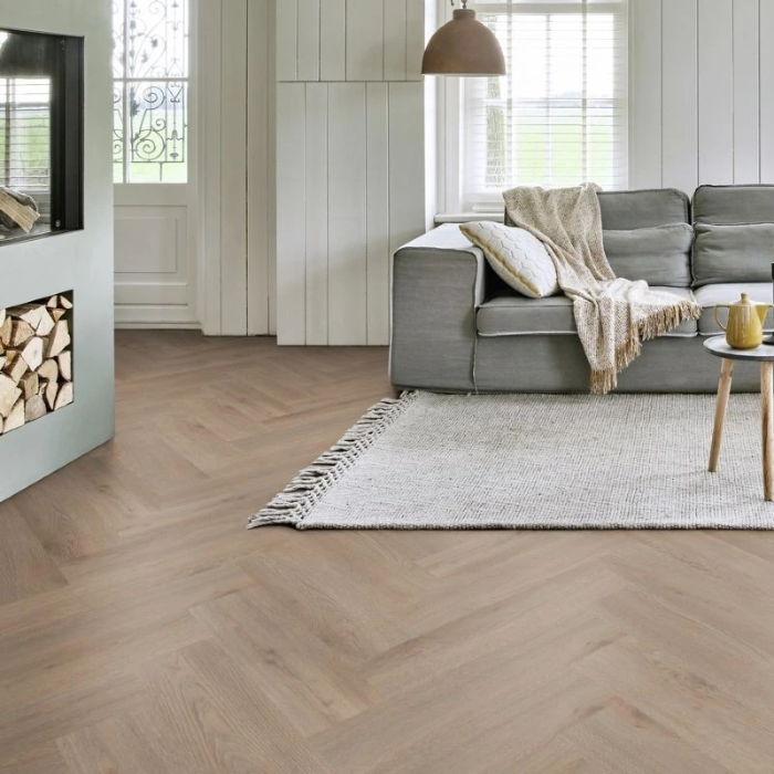 Galtymore Oak 86851 - Moduleo Roots 55 Herringbone Glue-down Vinyl
