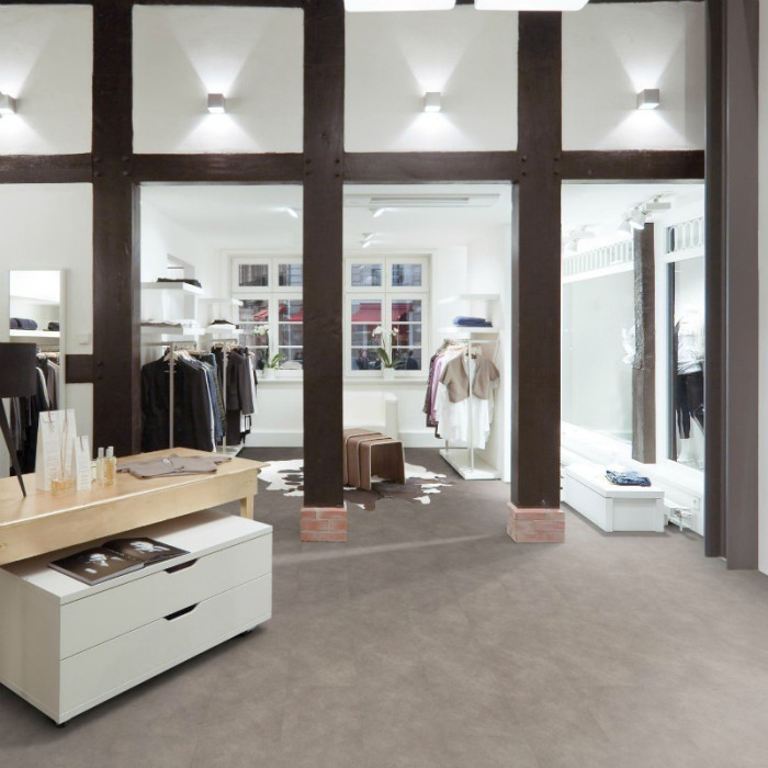 Timeless Concrete Grey - Tarkett iD Click Ultimate 55 Klick Vinylfliesen