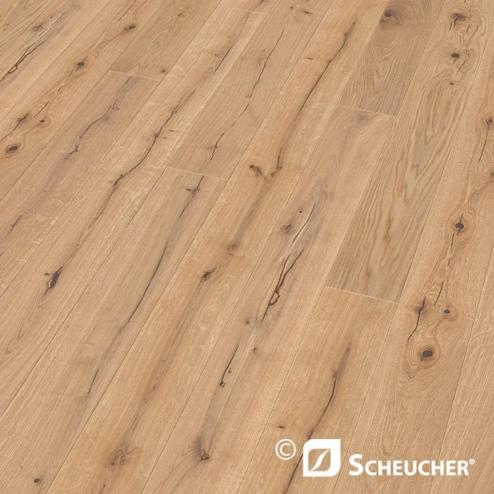 Oak Palermo Perla Valletta - Scheucher WOODflor 182 Plank Parquet