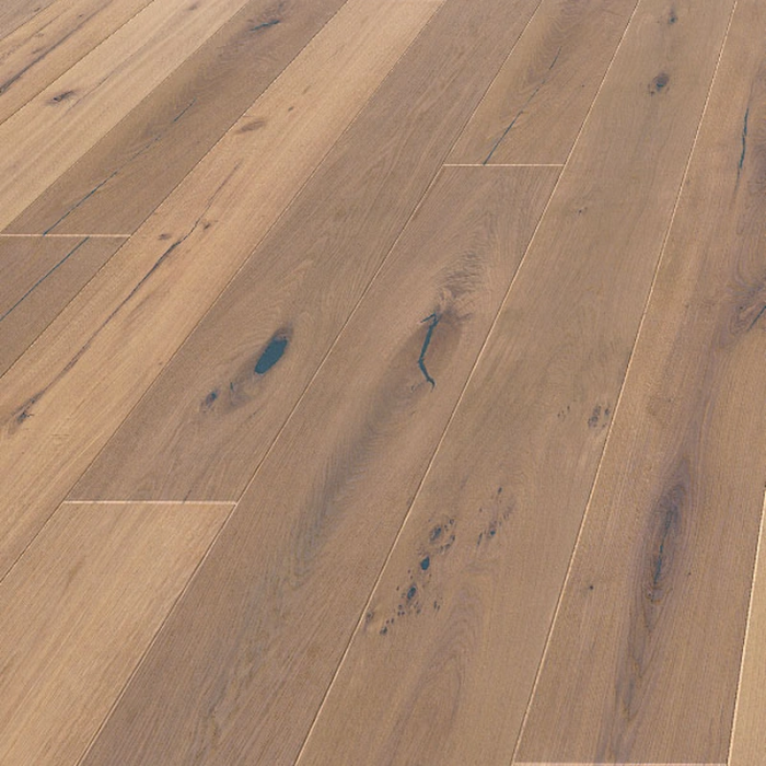 Rustic Castle Planks Oak smoked, white-natural oiled – AMBE Castle Planks 15 × 260 × 2200 mm