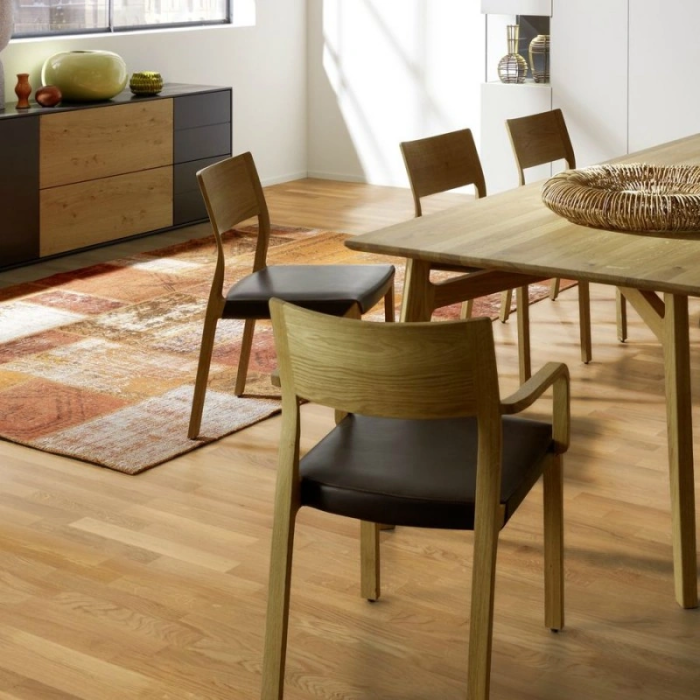 Eiche Classic Natura Geschliffen - Scheucher WOODflor 182 Schiffsboden 3-Stab