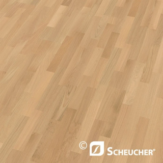 Eiche Natur Perla Geschliffen - Scheucher WOODflor 182 Schiffsboden 3-Stab