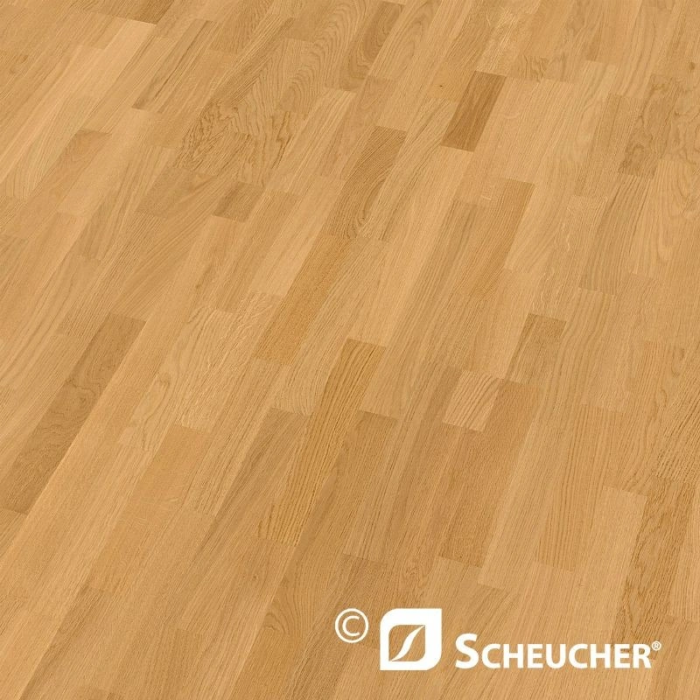 Eiche Natur Natura Geschliffen - Scheucher WOODflor 182 Schiffsboden 3-Stab