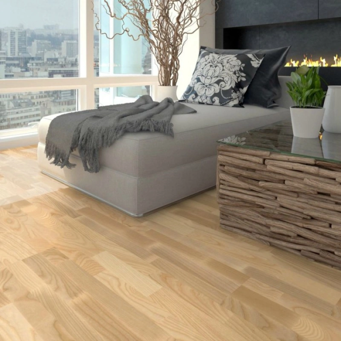 Ash Classic Natura Sanded - Scheucher WOODflor 182 Ship's Deck 3-Strip