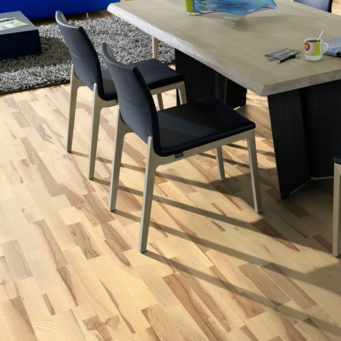 Esche Struktur Natura Geschliffen - Scheucher WOODflor 182 Schiffsboden 3-Stab