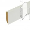 AMBE MDF Sockelleiste weiß foliert 78mm