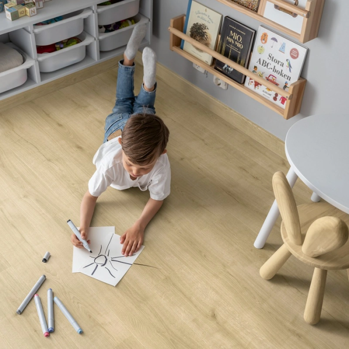 Bright Hill Oak - Pergo Glomma Pad Pro Click Vinyl