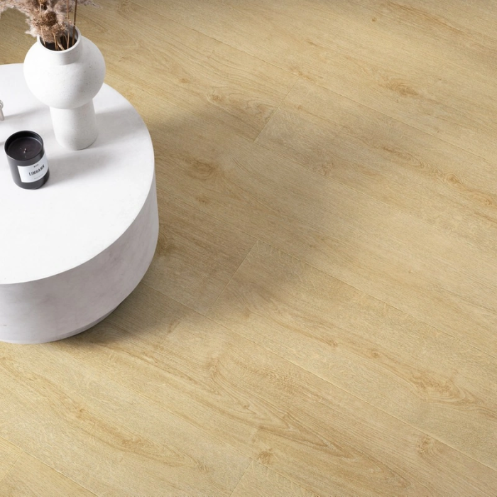 Greige Irish Oak - Pergo Glomma Pad Pro Click Vinyl