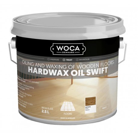WOCA Hardwax oil Swift 2,5L Natur, white