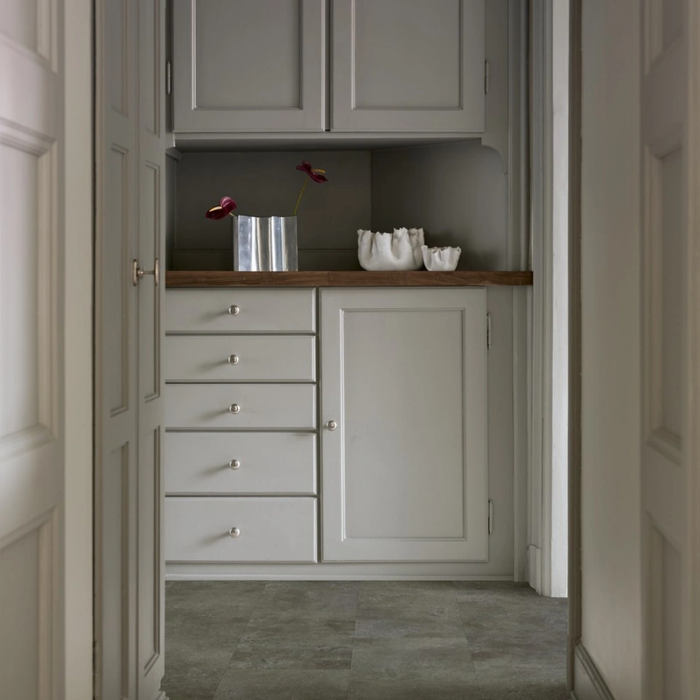 Dark Gritty Stone - Pergo Viskan Pad Pro Klick Vinyl