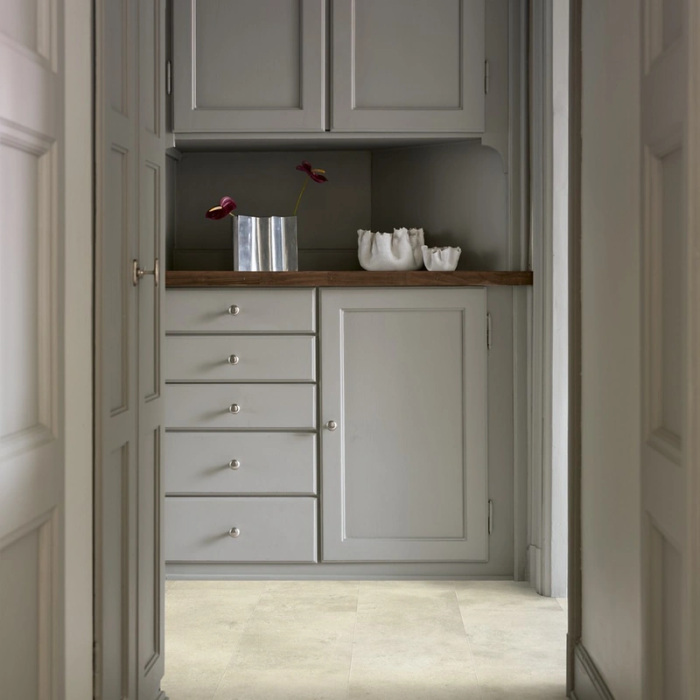Beige Gritty Stone - Pergo Viskan Pad Pro Click Vinyl