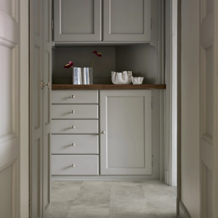Grey Gritty Stone - Pergo Viskan Pad Pro Click Vinyl