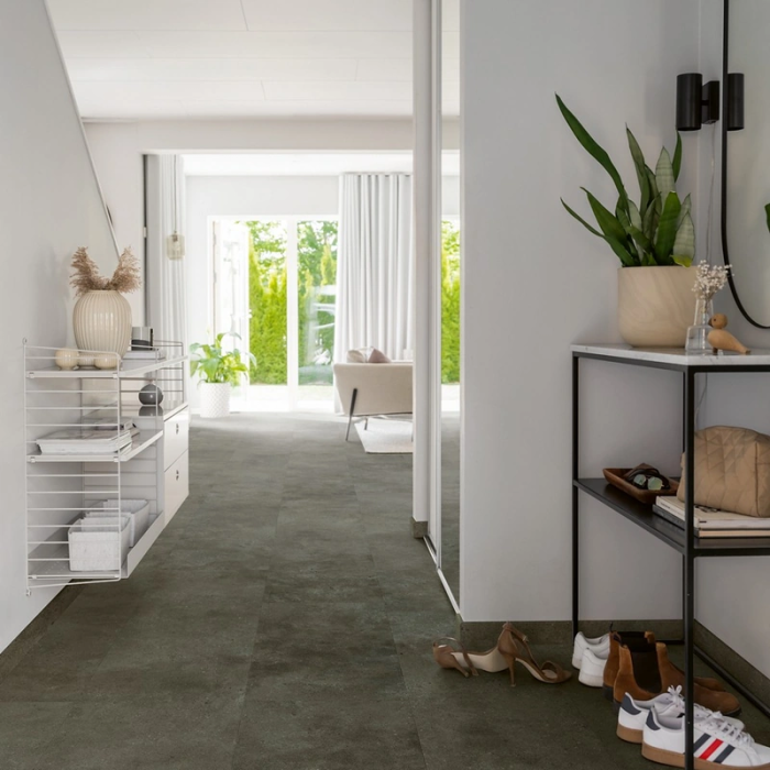Dark Gritty Stone - Pergo Isefjord Pad Pro Click Vinyl