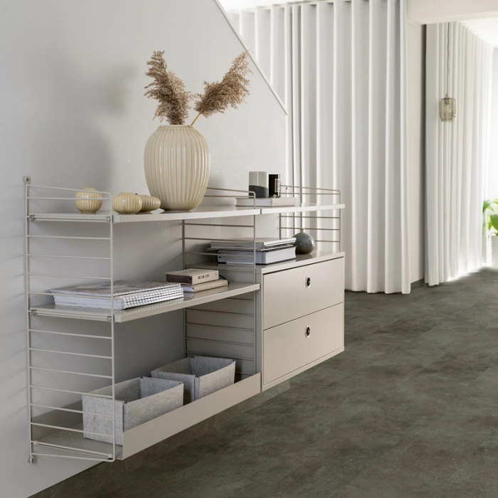 Dark Gritty Stone - Pergo Isefjord Pad Pro Click Vinyl