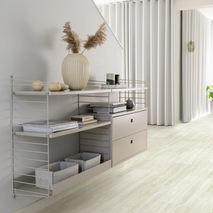 Ivory Travertine - Pergo Isefjord Pad Pro Click Vinyl