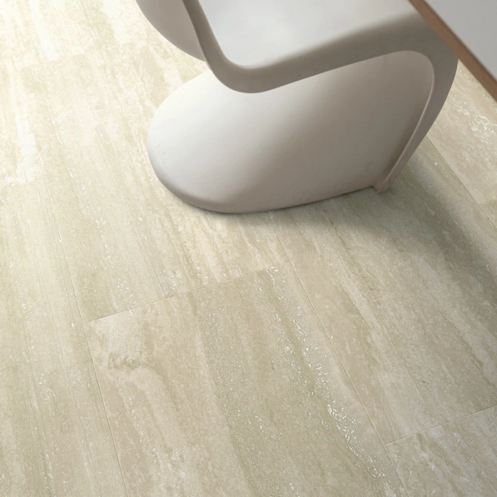 Greige Travertine - Pergo Isefjord Pad Pro Click Vinyl