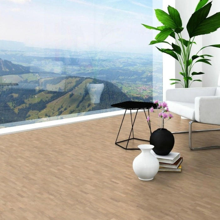 Eiche Classic Bianca - Scheucher BILAflor 500 2-Schicht Parkett