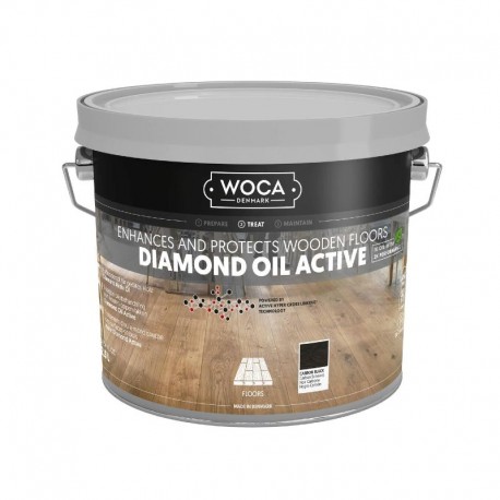WOCA Diamond Oil Active Carbon black 2,5L