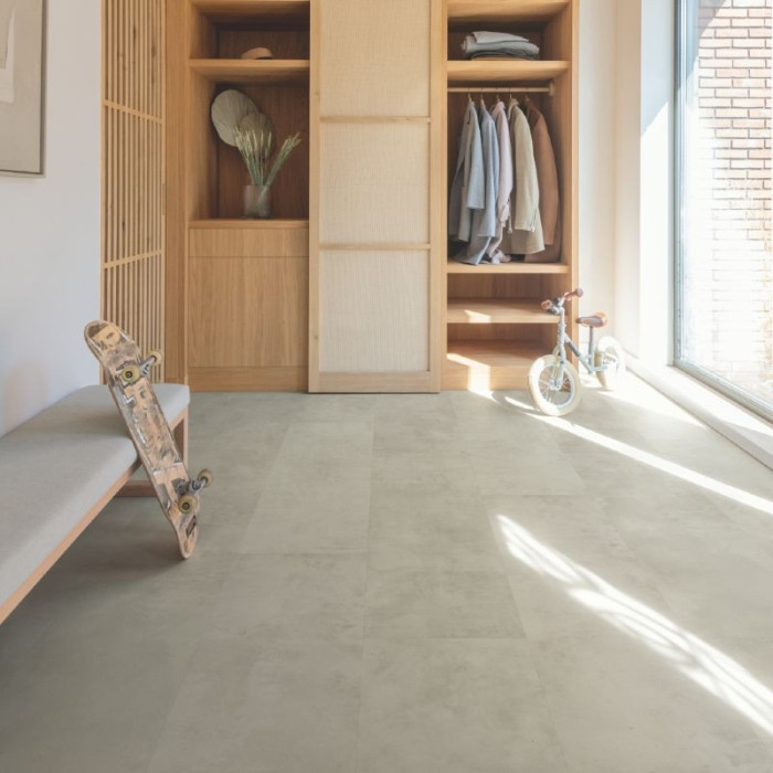 Grey concrete Quick Step MUSE Laminate