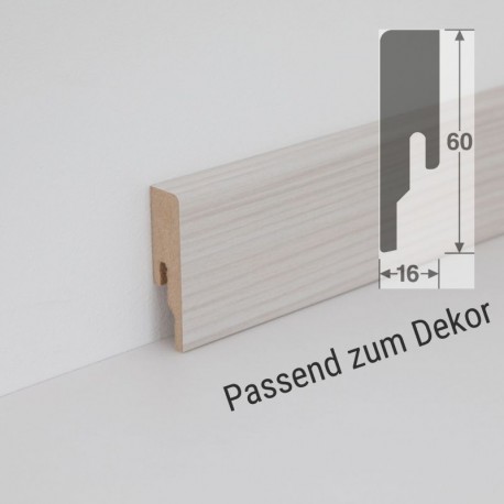 Wineo MDF Skirting with decorative film for  BIO Vinyl 1000