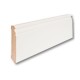 HOCO Timber Sockelleisten 120mm  Berliner Hamburger Profil Weichholzkern Weiß