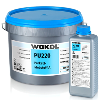 Wakol PU 220 Parkettklebstoff A/B, 12kg + 1,12kg