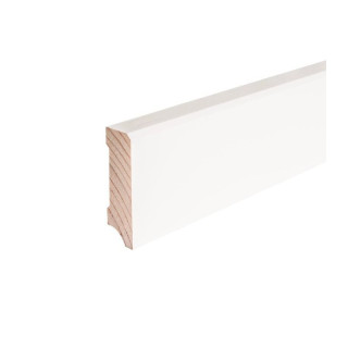 HOCOtimber Skirting Cube Softwood Core White 58mm (RAL 9016)