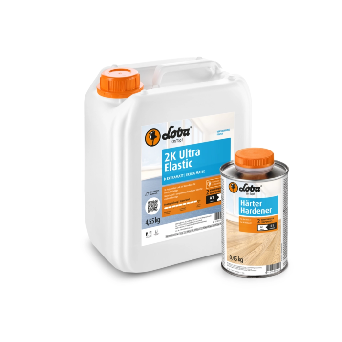 LOBA 2K UltraElastic Extra-Matt Polyurethane Lacquer 5kg