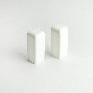 AMBE External Corners for Skirting Board Topline Outside Corners - White - 16 x 58 mm