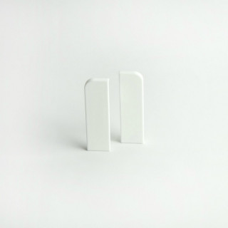 AMBE End Caps for Skirting Board Topline Inside Corners - White - 16 x 58 mm